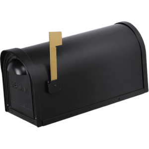 Cast Aluminum Mailbox – Black