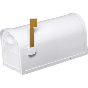 Cast Aluminum Mailbox – White