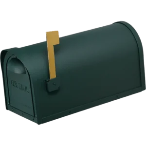 Cast Aluminum Mailbox – Green