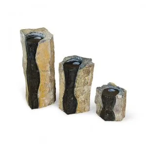 Double Textured Basalt Columns