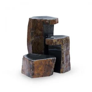 Keyed Basalt Columns Set of 3