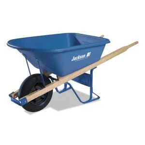 5.75CF Poly Tray Wheelbarrow Flat Free Tire