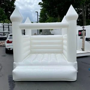 Petite White Bounce House