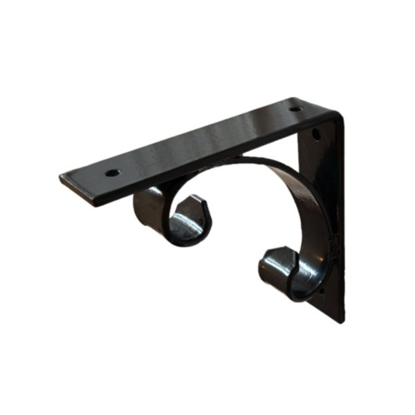 108 Iron Mailbox Bracket - Black